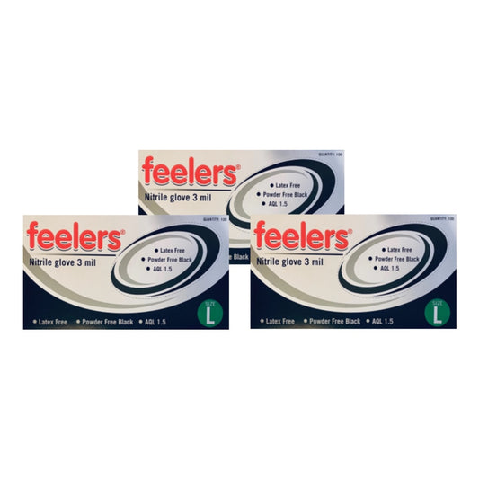 Nitrile Gloves Black, Powder Free (100pcs) £3.92 Ex VAT