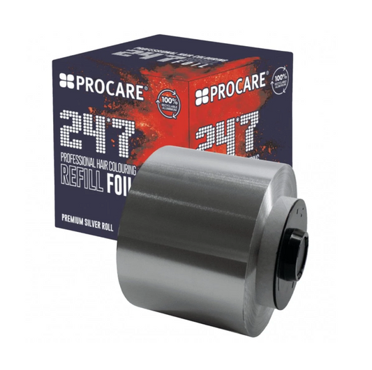 Procare Premium Silver Foil Refill Roll For use with 24*7 Automatic Dispenser 450mtr x 100mm