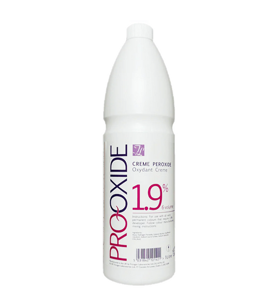 1.9% Pro Oxide Universal Cream Developer 6 volume peroxide 1litre