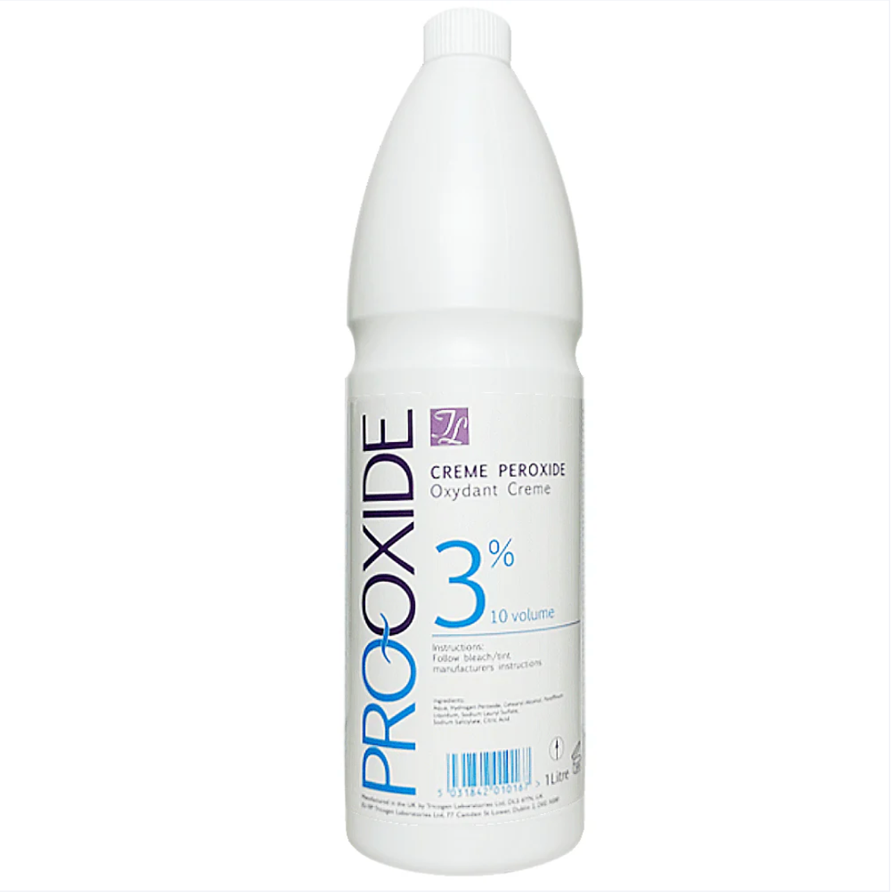 3% Pro Oxide Universal Cream Developer 10 volume peroxide 1litre