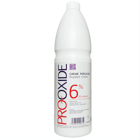 6% Pro Oxide Universal Cream Developer 20 volume peroxide 1litre