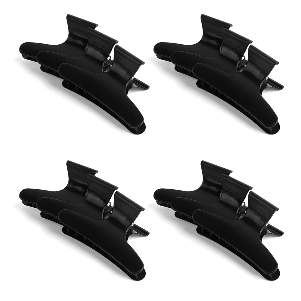 black butterfly clips (12 pcs)