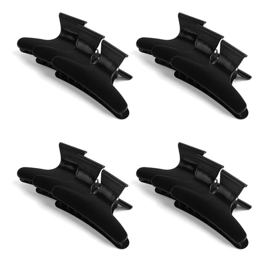 black butterfly clips (12 pcs)