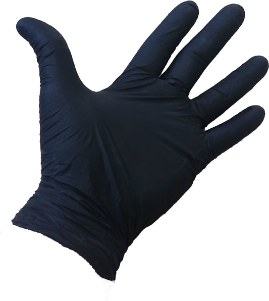 Nitrile Gloves Black, Powder Free (100pcs) £3.92 Ex VAT