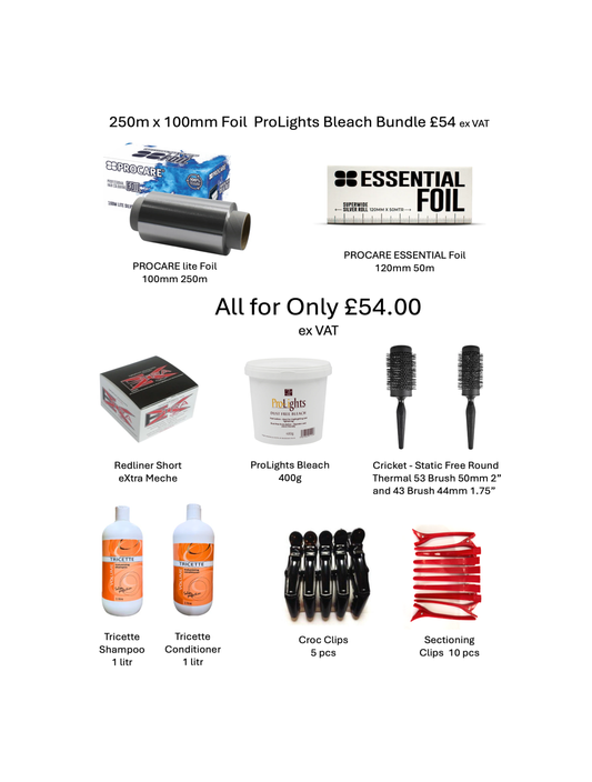 250m x 100mm Foil & ProLights Bleach Bundle