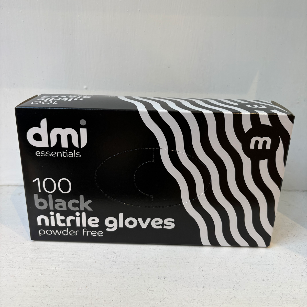 DMI Medium Nitrile Gloves Black