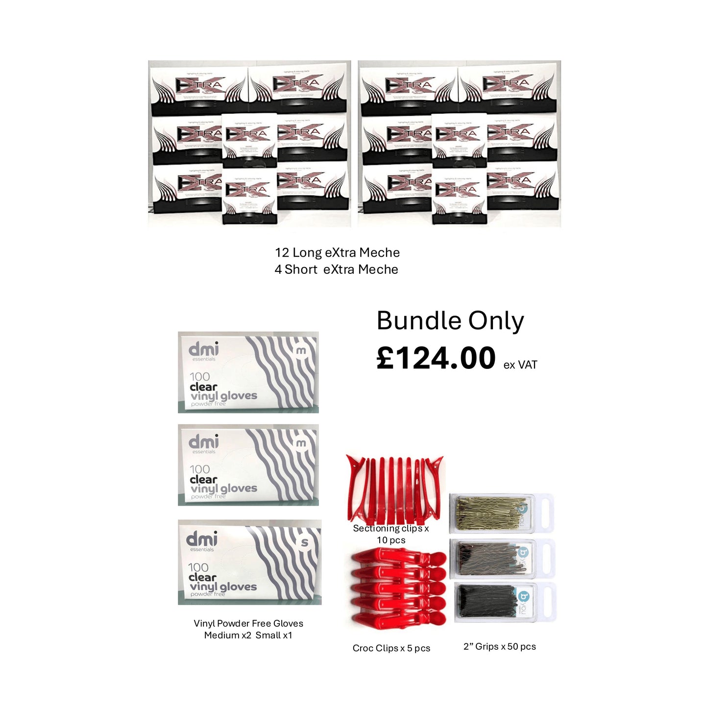 12 Long eXtra & 4 Short eXtra with Vinyl Gloves Bundle