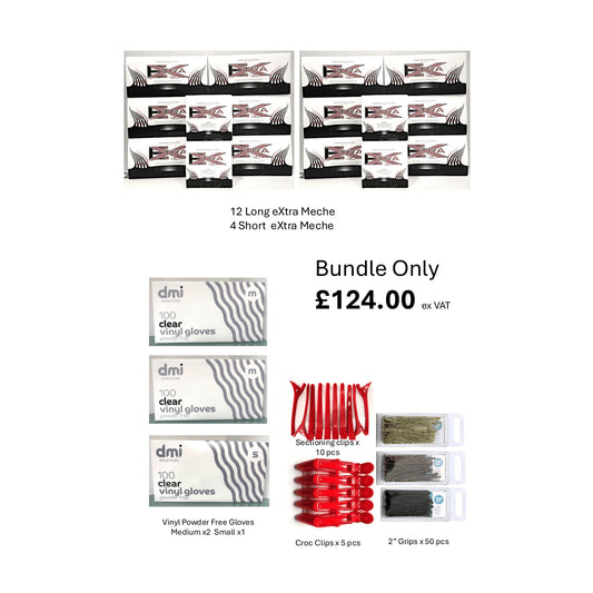 12 Long eXtra & 4 Short eXtra with Vinyl Gloves Bundle